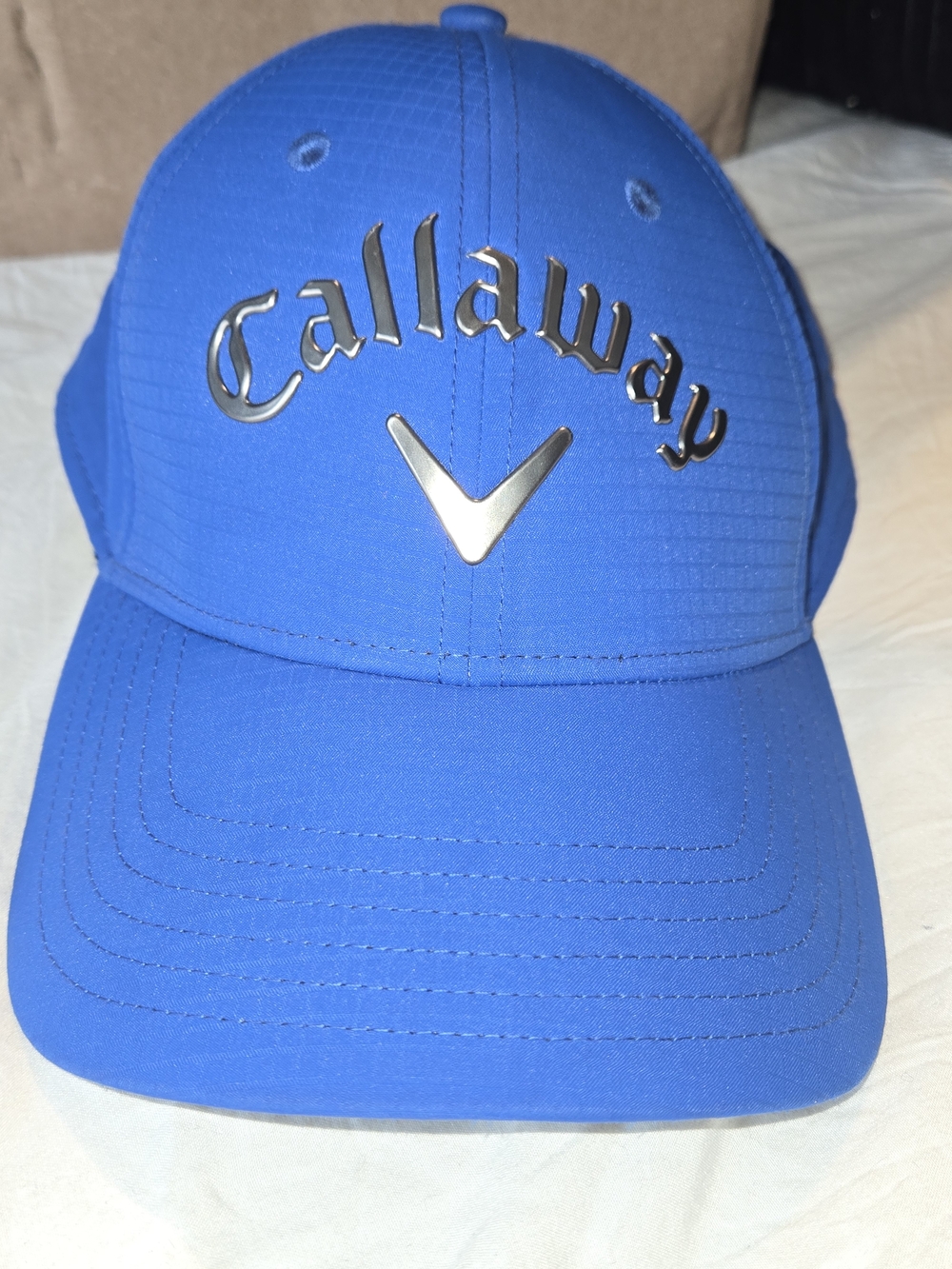 Callaway Liquid Metal Golf Hat Blue Adjustable Cap Embroidered Horse Logo